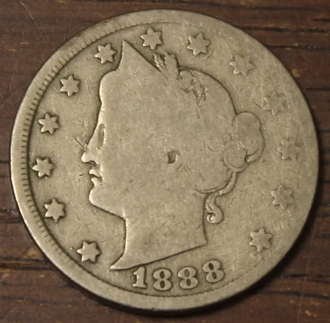1888 Liberty Nickel Good.....................Lot 183 Cover