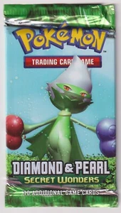 Pokemon Sealed Diamond & Pearl Secret Wonders Booster Pack Roserade 18.74g - Picture 1 of 3