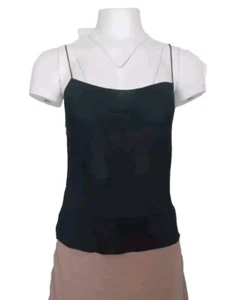 Ralph Lauren Purple Label Women's 100% Silk Top Black Lightweight New Small 4 - Picture 1 of 5