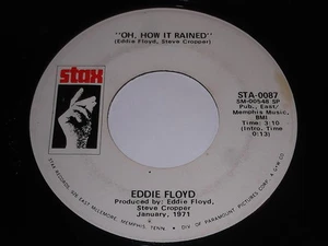 Eddie Floyd: Oh, How It Rained / (Same) 45 - Stax - Soul Blues - Picture 1 of 1