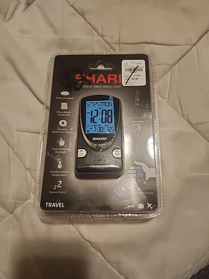 Sharp Digital Travel Alarm Clock - Image 1 of 4