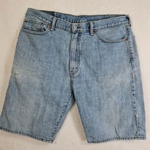 Levi's 505 Jeansshorts Herren Größe 38 distressed helle Waschung blau (eigentlich 36) - Bild 1 von 13