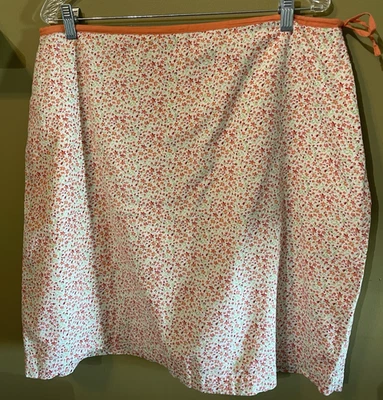Falda para mujer CHEROKEE - Floral con cremallera lateral y corbata - Debajo de la rodilla Talla 16 Foto 1 de 4