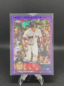 2023 Topps Chrome TRISTON CASAS RC Purple Speckle /299 #174 - Bild 1 von 2