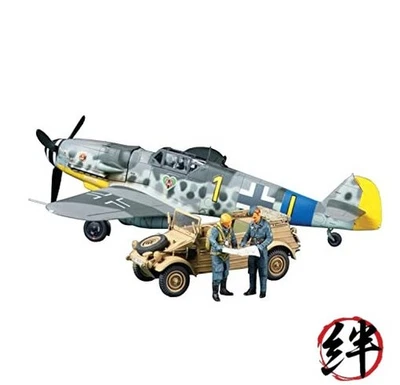 Tamiya 1:48 German BF109 G-6 Bucket Trolley 82-Model Plastic Kit per il monta... - Immagine 1 di 4