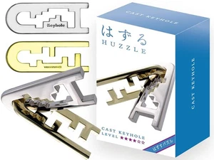 Hanayama Metal Brain Teaser Huzzle - Level 4 Keyhole - Picture 1 of 1
