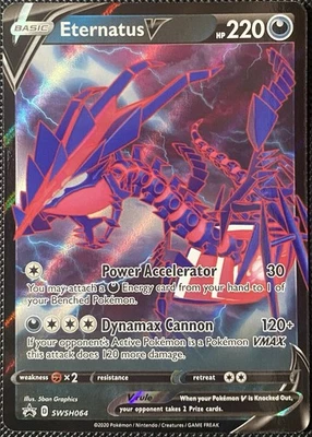 Eternatus V SWSH064 SWSH: Sword & Shield Promo Cards Holo - Pokémon Card - Image 1 of 2