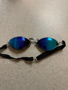 Aviator Goggles 4400 LEON JEANTET. GUN METAL FRAME W/ IRIDIUM LENSES. CLEAN - Bild 1 von 8