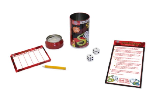 Dice Game In A Tin - Snake Eyes - Image 1 of 1