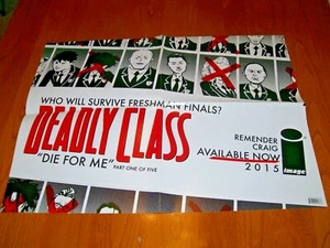 Deadly Class Die For Me Poster Promozionale 18" x 24" Immagine 2015 Wes Craig - Foto 1 di 2