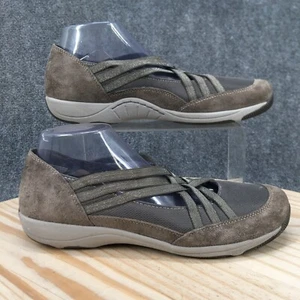 Dansko Shoes Womens 42 Ballet Flats Gray Leather Slip On Low Top Casual Comfort - Picture 1 of 17