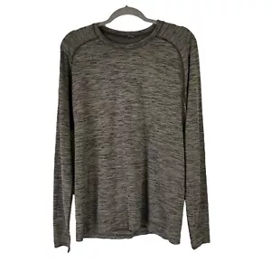 Lululemon Men’s Medium Gray Time To Get Dirty Get Outside Get Sweaty Long Sleeve - Picture 1 of 14