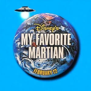 Disney My Favorite Mars Button Pin runder Pinback 1999 12. Februar Film Promo - Bild 1 von 5
