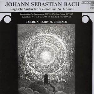 AHLGRIMM Harpsichord BACH English Suites 5 & 6 Tudor 73023 1976 Swiss Stereo LP - Picture 1 of 3