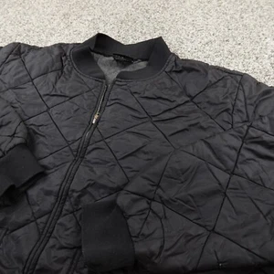Dickies Jacket Mens 3XL Black Diamond Quilted Lined Windbreaker Work Puffer Coat - Picture 1 of 21