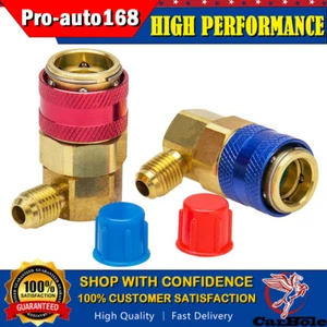 Adaptador Acoplador Rápido Aire Acondicionado Aire Acondicionado Alto y Bajo Montaje Automático Medidor Freón - Imagen 1 de 15