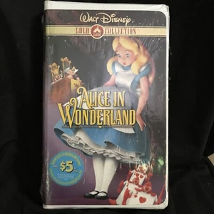 Alice in Wonderland (VHS, 2000, Gold Collection Edition) Sealed - New - Picture 1 of 2
