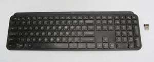 Logitech MX Keys S Wireless Keyboard, Black with backlighting - Afbeelding 1 van 2