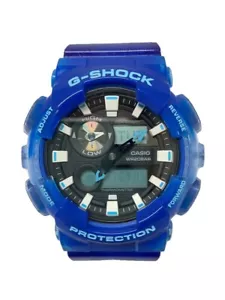 CASIO G-SHOCK GAX-100MSA-2AJF Black/Blue Rresin Quartz Digital Analog Watch - Picture 1 of 5