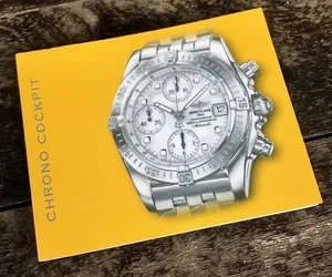 Folleto Instrucciones de Cabina Breitling Crono Manual Instrucciones Acero Dorado/ - Imagen 1 de 10