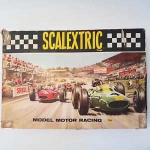 Scalextric 50 Model Motor Racing Track Car Set England Goodwood 1960s vintage - Picture 1 of 24