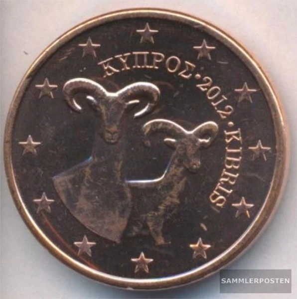 Chypre z 3 2012 Fleur de coin 2012 5 cent monnaie - Photo 1/1