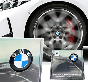 4x Original BMW Satz Nabenabdeckung feststehend 56 mm - 36122455268 NEU - Bild 1 von 8