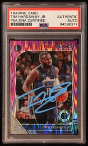 Tim Hardaway Jr. Signed 2019-20 Hoops Premium Stock Prizms Pink Flash #41 #13/25 - Picture 1 of 2
