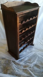 Möbel Flaschenkiste aus Holz, 25 Botellas. Repisa. Farbe Walnuss. XL Modell - Bild 1 von 12