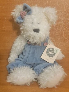 Maglione Boyds Bear WINNIE 14" 20° anniversario imbottito, velluto a coste blu - Foto 1 di 9