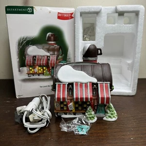 DEPT 56 THE LUNCH BOX CAFE NORTH POLE SNOW VILLAGE CHRISTMAS 805543 - Picture 1 of 9