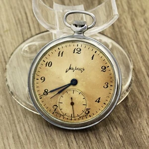 1960's Molnija open face Precision pocket watch ChChZ watch factory USSR Soviet - Picture 1 of 7
