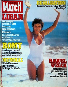 Paris Match Magazine 25. Juni 1982 Raquel Welch Matten Wilander Bjorn Borg - Bild 1 von 3