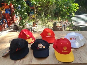 6 SHELL HAT CAP PETROLEUM PROMO SHELL STATION ARGENTINA NEW - Picture 1 of 3