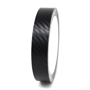 10m Zierstreifen 20mm Carbon Schwarz Auto Motorrad Dekorstreifen Seitenstreifen - Bild 1 von 7