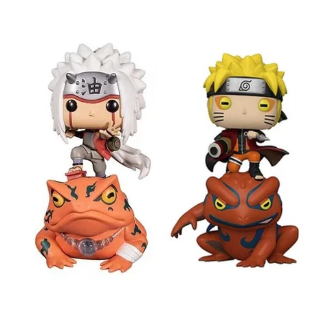 Naruto Jiraiya on Gamakichi Exclusive Vinyl Cute Figure Model Doll Toy 18cm Gift Cover