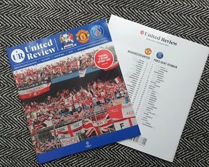 Manchester United v PSG Paris Saint Germain CHAMPIONS LEAGUE 28/10/20 SOLD OUT!! - Picture 1 of 1