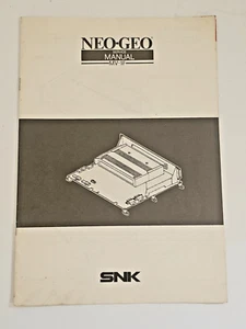 SNK NEO GEO VIDEOJUEGO MANUAL DE SERVICIO MV-1F - Imagen 1 de 3