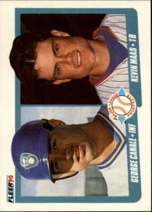 1990 George Canale / Kevin Maas Fleer Baseball Card #641 - Picture 1 of 2