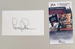 George McGinnis Signed Autographed 3x5 Card JSA Cert Basketball HOF ABA Pacers - Picture 1 of 1