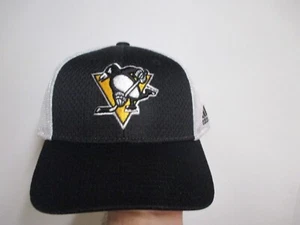 GORRA DE BÉISBOL PITTSBURGH PENGUINS (MARCA ADIDAS) PARA HOMBRE AJUSTE ELÁSTICO L/XL NUEVA CON ETIQUETAS 2 CLR - Imagen 1 de 4