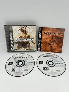 VAGRANT STORY Sony PlayStation 1 PS1 CIB Complete Box Manual Authentic Tested - Picture 1 of 9