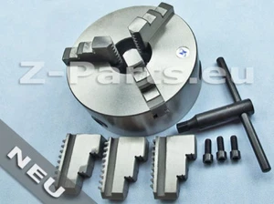 3-Backenfutter 200mm, 3-Loch-Aufnahme zylindrisch NEU - Bild 1 von 3