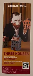NEW Off Broadway Play Program (not Playbill) 2024 Three Houses Dave Malloy - Picture 1 of 2