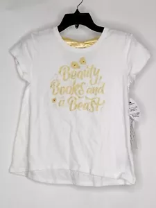 NWT Disney Parks Girls Size XL Color White Short Sleeve Graphic Casual T Shirt - Picture 1 of 4