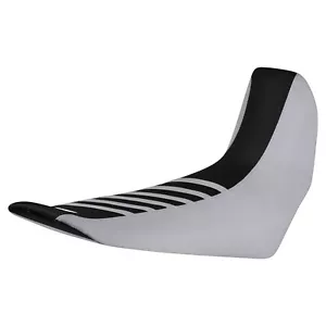 2004-2017 Yamaha XT 660 Seat Cover By Enjoy Mfg SILVER/BLK/SILVER #345 LOGO - Bild 1 von 4