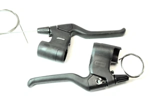 VINTAGE SHIMANO 200GS BICYCLE CANTILEVER BRAKE LEVERS BL-M201 - Picture 1 of 5