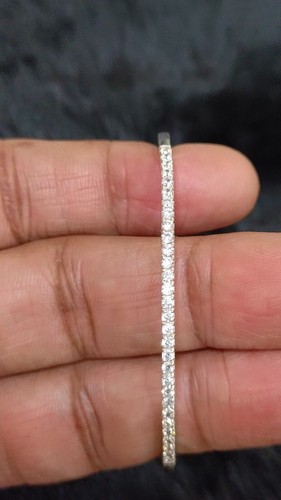 VALENTINO Bracciale Infinito Placcato Oro 14K Diamante Simulato Taglio Tondo 0 20Ct