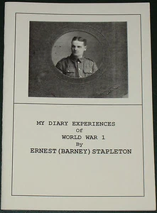 SOLDIER DIARY WW1 Royal Inniskillin Fusiliers Ypres WW1 First World War History - Imagen 1 de 1