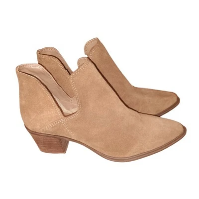 Botas al tobillo Steven by Steve Madden Dextir de gamuza para mujer 9,5 M tostadas punta... Foto 1 de 4